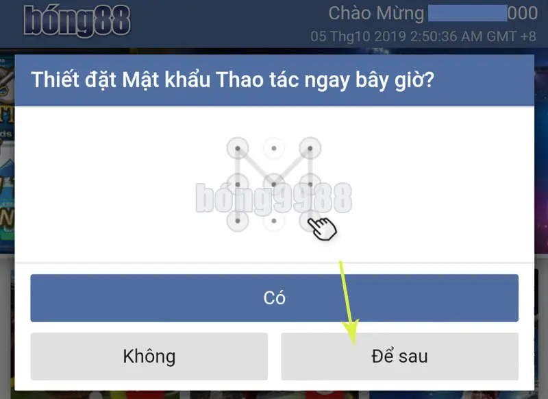 cách đổi mật khẩu bong88